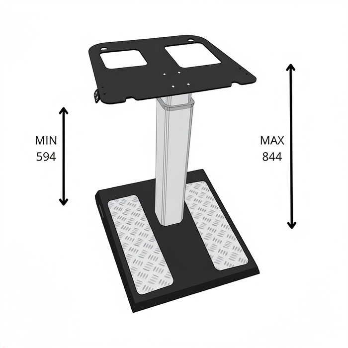 Pedestal para soldadora láser de mesa