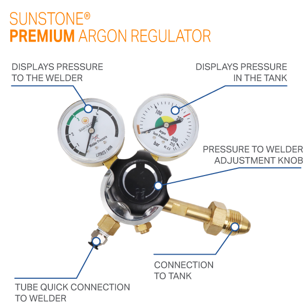 Régulateur de gaz Argon Premium
