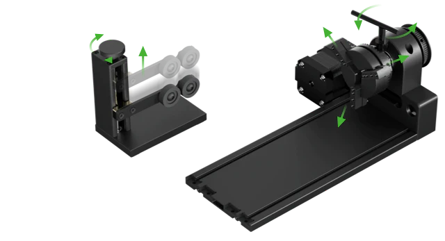 Accessoire rotatif pour graveur laser portable xTool F1